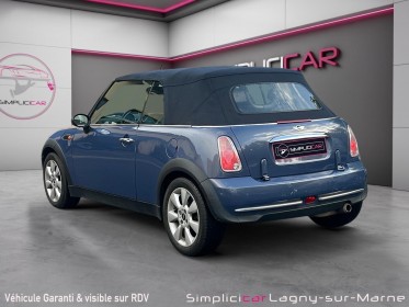 Mini cabriolet cooper 1.6 i 16v 115cv occasion simplicicar lagny  simplicicar simplicibike france