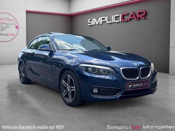 Bmw serie 2 coupe f22 lci 218d 150 ch finition sport toit ouvrant sièges et volant chauffants keyless modes de conduites......