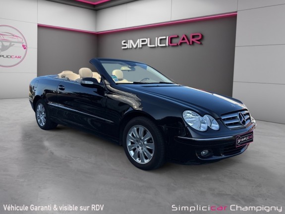 Mercedes classe clk cabriolet 200 k elégance boite- auto carnet d'entretien-interieur cuir-sieges electriques a memoire...