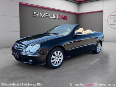 Mercedes classe clk cabriolet 200 k elégance boite- auto carnet d'entretien-interieur cuir-sieges electriques a memoire...