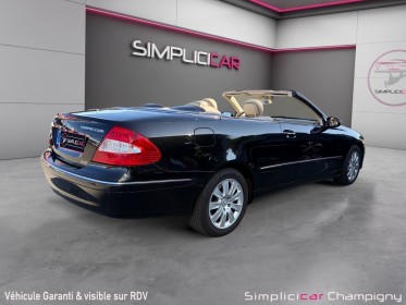 Mercedes classe clk cabriolet 200 k elégance boite- auto carnet d'entretien-interieur cuir-sieges electriques a memoire...