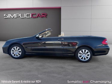 Mercedes classe clk cabriolet 200 k elégance boite- auto carnet d'entretien-interieur cuir-sieges electriques a memoire...