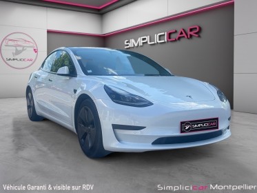 Tesla model 3 autonomie standard plus rwd sièges chauffants régulateur adaptatif garantie tesla occasion montpellier (34)...