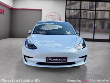 Tesla model 3 autonomie standard plus rwd sièges chauffants régulateur adaptatif garantie tesla occasion montpellier (34)...