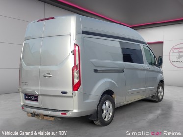 Ford transit custom fourgon 340 l2h2 2.0 tdci 130 ch limited occasion simplicicar reims simplicicar simplicibike france