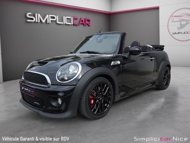 Mini cooper jcw cabriolet 1.6 211ch r57 occasion  simplicicar nice - pfvauto simplicicar simplicibike france