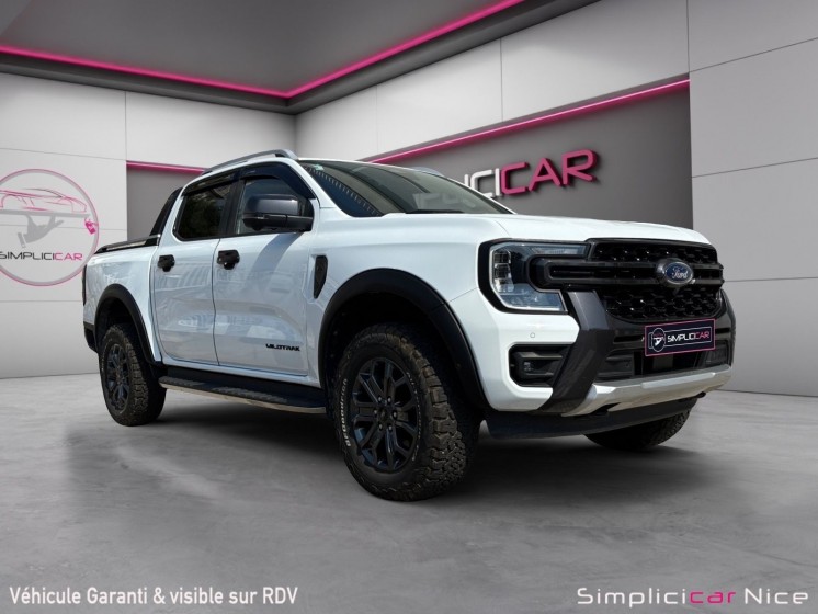 Ford ranger double cabine 3.0 ecoblue v6 240 ch bva10 e-4wd wildtrak. occasion  simplicicar nice - pfvauto simplicicar...