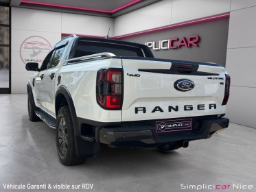 Ford ranger double cabine 3.0 ecoblue v6 240 ch bva10 e-4wd wildtrak. occasion  simplicicar nice - pfvauto simplicicar...