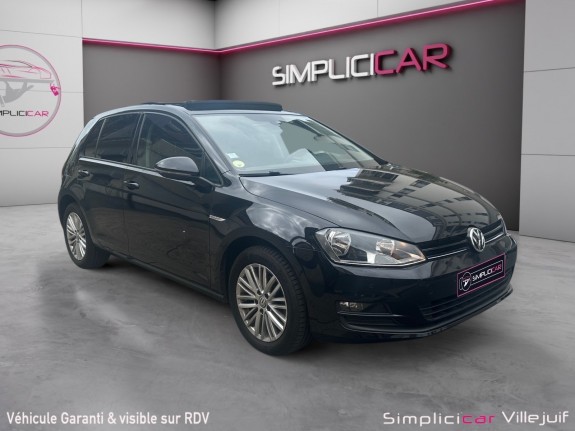 Volkswagen golf 1.6 tdi 105 bluemotion technology cup dsg7, distrib neuf, park pilot, toit ouvrant, garantie 12 mois occasion...