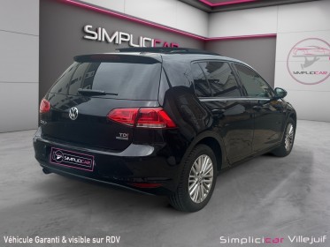 Volkswagen golf 1.6 tdi 105 bluemotion technology cup dsg7, distrib neuf, park pilot, toit ouvrant, garantie 12 mois occasion...