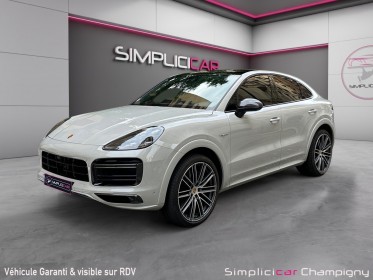 Porsche cayenne coupe e-hybrid 4.0 v8 680 turbo s - craie - pack carbon  design - pdls  - acc - carplay - pccb - caméra 360...