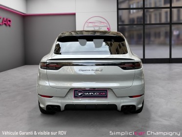 Porsche cayenne coupe e-hybrid 4.0 v8 680 turbo s - craie - pack carbon  design - pdls  - acc - carplay - pccb - caméra 360...