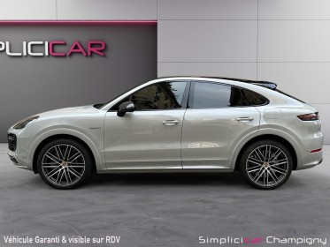 Porsche cayenne coupe e-hybrid 4.0 v8 680 turbo s - craie - pack carbon  design - pdls  - acc - carplay - pccb - caméra 360...