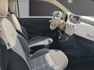 Fiat 500 my17 1.2 69 ch eco pack lounge flexifuel essence ethanol garantie 12 mois occasion simplicicar lunel simplicicar...