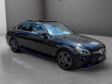 Mercedes classe c 300 e 9g-tronic 4matic amg line/burmester/toit ouvrant pano /camera 360/interieur cuir/ noir obsidienne...