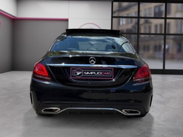 Mercedes classe c 300 e 9g-tronic 4matic amg line/burmester/toit ouvrant pano /camera 360/interieur cuir/ noir obsidienne...