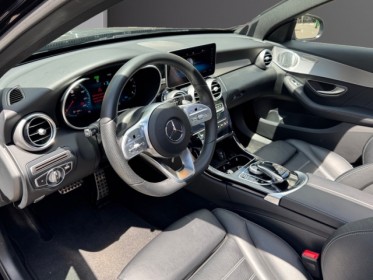 Mercedes classe c 300 e 9g-tronic 4matic amg line/burmester/toit ouvrant pano /camera 360/interieur cuir/ noir obsidienne...