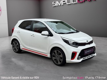 Kia picanto 1.2l 84 ch bvm5 gt line/ camÉra de recul / carplay / entretient full kia occasion paris 17ème (75)(porte...