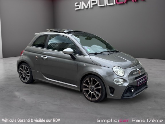 Abarth 595 turismo 1.4 tjet turismo/toit ouvrant/ sieges cuir/ beats occasion paris 17ème (75)(porte maillot) simplicicar...