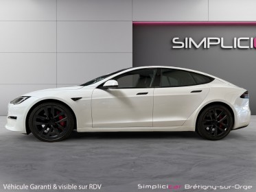 Tesla model s plaid tri-motor 1020ch awd - tva récupérable - garantie constructeur occasion simplicicar bretigny-sur-orge...
