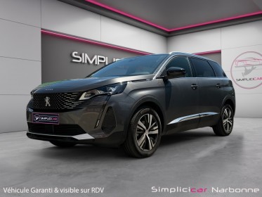 Peugeot 5008 bluehdi 130ch ss eat8 gt camera 360 régulateur adaptatif garantie 12 mois occasion simplicicar narbonne...