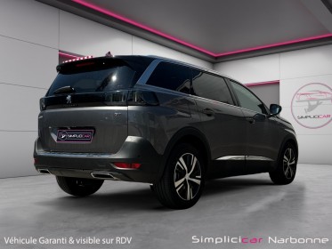 Peugeot 5008 bluehdi 130ch ss eat8 gt camera 360 régulateur adaptatif garantie 12 mois occasion simplicicar narbonne...