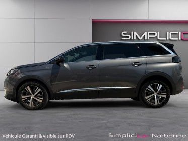 Peugeot 5008 bluehdi 130ch ss eat8 gt camera 360 régulateur adaptatif garantie 12 mois occasion simplicicar narbonne...