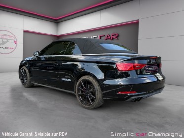Audi a3 cabriolet 2.0 tdi 184 quattro s line / sline / entretien audi / full black occasion champigny-sur-marne (94)...