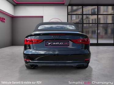 Audi a3 cabriolet 2.0 tdi 184 quattro s line / sline / entretien audi / full black occasion champigny-sur-marne (94)...