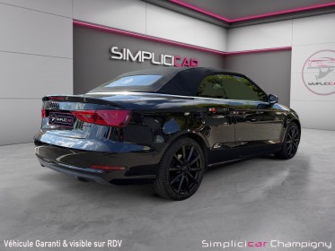 Audi a3 cabriolet 2.0 tdi 184 quattro s line / sline / entretien audi / full black occasion champigny-sur-marne (94)...