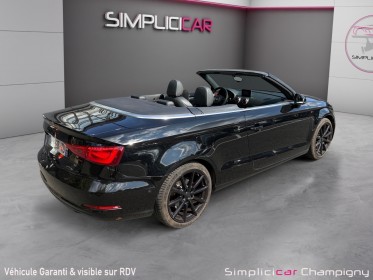 Audi a3 cabriolet 2.0 tdi 184 quattro s line / sline / entretien audi / full black occasion champigny-sur-marne (94)...