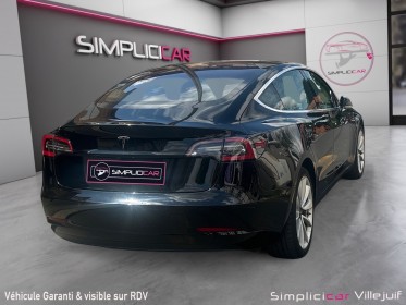 Tesla model 3 long-range rwd, caméra de recul, toit panoramique, garantie 12 mois occasion simplicicar villejuif ...