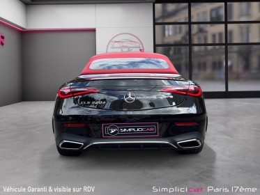 Mercedes-benz cle cabriolet 220d amg line premium/garantie constructeur/burmester/camÉra 360/siÈges Électriques À......