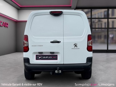 Peugeot partner fourgon m 650 kg bluehdi 100 ss bvm6 garantie 12 mois occasion simplicicar limoges  simplicicar simplicibike...