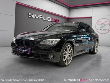 Bmw serie 7 f01/f02/f04 760i v12 exclusive individual a toit ouvrant siège ventilé garantie 12 mois occasion simplicicar...