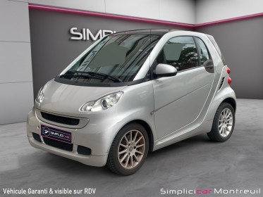 Smart fortwo coupe smart  1.0 84ch passion toit panoramique cuir garantie 12 mois occasion montreuil (porte de vincennes)(75)...