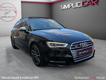 Audi s3 sportback 300 ch s tronic 7 quattro occasion  simplicicar nice - pfvauto simplicicar simplicibike france