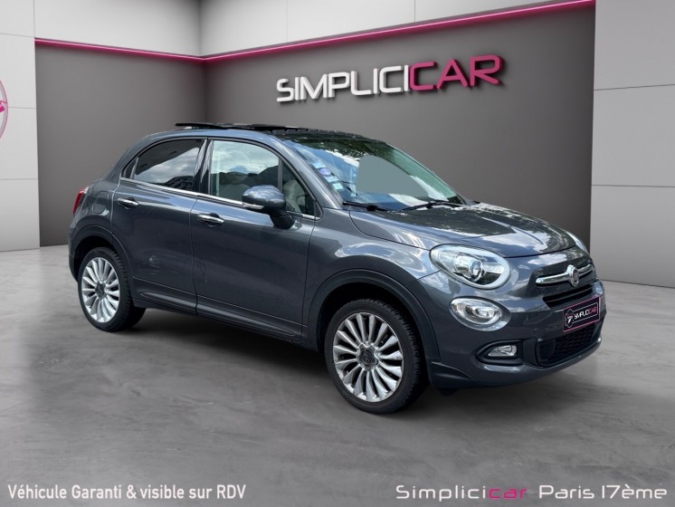 Fiat 500x my17 1.4 multiair 140 ch dct lounge / toit ouvrant / volant chauffant / siÈges chauffants occasion paris 17ème...