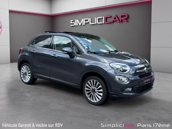 Fiat 500x my17 1.4 multiair 140 ch dct lounge / toit ouvrant / volant chauffant / siÈges chauffants occasion paris 17ème...