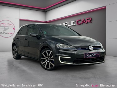 Volkswagen golf 1.4 tsi 204 hybride rechargeable dsg6 gte occasion simplicicar beaune simplicicar simplicibike france