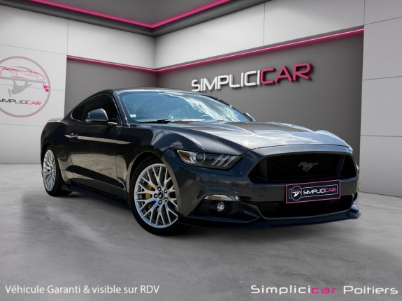 Ford mustang fastback v8 5.0 421 gt caméra de recul frein brembo garantie 12 mois occasion simplicicar poitiers simplicicar...