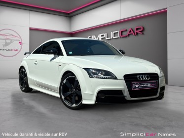 Audi tt coupe 2.0 tfsi 211 s-line pack compétition - jantes rotor - garantie 12 mois occasion simplicicar nimes - rb auto...