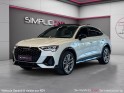 Audi q3 sportback 35 tfsi 150 ch s tronic 7 s line argent rose - bangolufsen - toit ouvrant - camera 360 - virtual cockpit...