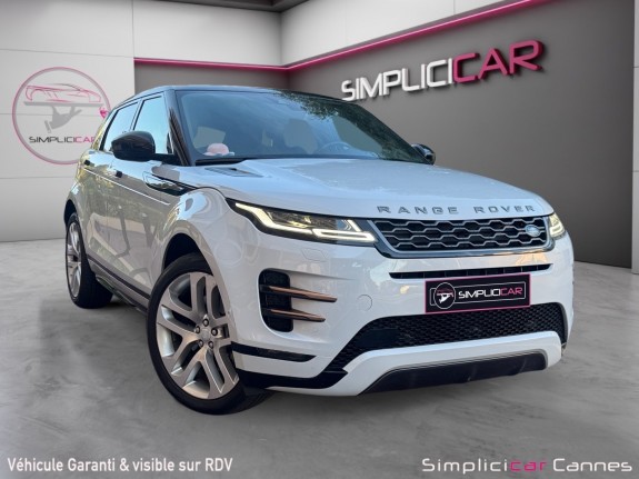 Land rover range rover evoque 2.0 hybrid mhev 180ch r-dynamic s occasion cannes (06) simplicicar simplicibike france