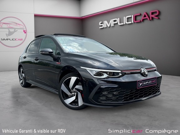 Volkswagen golf 8 gti 245 ch dsg7 -toit ouvrant - faible km - immat fr - occasion simplicicar compiegne simplicicar...