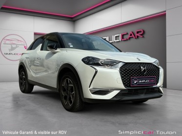 Ds ds 3 crossback 1.2 puretech so chic garantie 12 mois occasion simplicicar toulon est simplicicar simplicibike france
