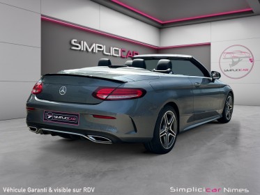 Mercedes classe c cabriolet 200 d 9g-tronic amg-line - siège cuir alcantara electrique chauffant - carplay - garantie...