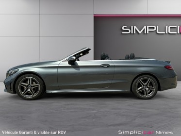 Mercedes classe c cabriolet 200 d 9g-tronic amg-line - siège cuir alcantara electrique chauffant - carplay - garantie...
