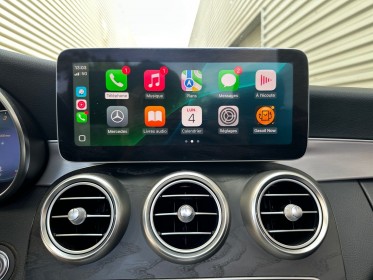 Mercedes classe c cabriolet 200 d 9g-tronic amg-line - siège cuir alcantara electrique chauffant - carplay - garantie...