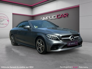 Mercedes classe c cabriolet 200 d 9g-tronic amg-line - siège cuir alcantara electrique chauffant - carplay - garantie...